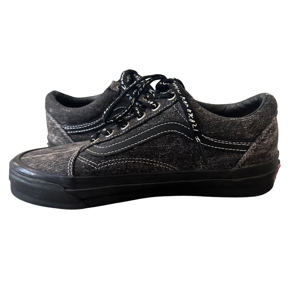 Vans Old Skool Jim Goldberg Raised by Wolves Black Denim Sneakers‎ 7.5 Women/6 M